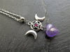 Collier "Cœur de Déesse" en Améthyste