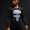 T Shirt de Compression Deluxe The Punisher