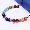 Collier "7 Chakras" en Pierres Naturelles