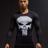 T Shirt de Compression Deluxe The Punisher