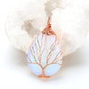 Collier "Arbre de Vie" Fait Main en Pierres Semi-Précieuses