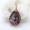 Collier "Arbre de Vie" Fait Main en Pierres Semi-Précieuses