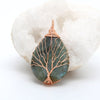 Collier "Arbre de Vie" Fait Main en Pierres Semi-Précieuses