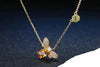 Collier "Abeille d'Or" en Citrine
