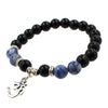 Bracelet Om Style Indien - Disponible en 7 pierres naturelles