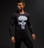T Shirt de Compression Deluxe The Punisher