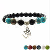Bracelet Om Style Indien - Disponible en 7 pierres naturelles