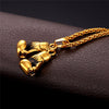 Collier Gant de Boxe Double