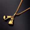 Collier Gant de Boxe Double