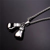 Collier Gant de Boxe Double
