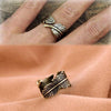 Bague Plume