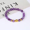 Bracelet "Bouddha" en Améthyste et Or Antique