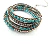Bracelet Wrap "Eau Turquoise"