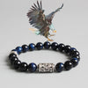 Bracelet "Totem" en Oeil de Faucon