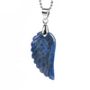 Collier et Pendentif "Aile d'Ange" en Pierres Naturelles - 8 pierres disponibles