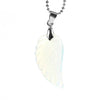 Collier et Pendentif "Aile d'Ange" en Pierres Naturelles - 8 pierres disponibles