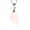 Collier et Pendentif "Aile d'Ange" en Pierres Naturelles - 8 pierres disponibles