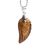 Collier et Pendentif "Aile d'Ange" en Pierres Naturelles - 8 pierres disponibles