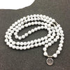 Bracelet Mala "Lotus" de 108 perles en Howlite