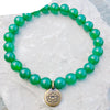 Bracelet Mala "Courage & Prospérité" en Aventurine Verte