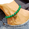 Bracelet Mala "Courage & Prospérité" en Aventurine Verte