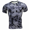 T Shirt de Compression Camouflage