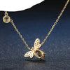 Collier "Abeille d'Or" en Citrine