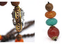 Collier "Symbole Bouddhiste Tibétain" en Bois Naturel - 9 modèles disponibles