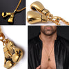 Collier Gant de Boxe Double