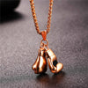 Collier Gant de Boxe Double