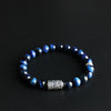 Bracelet "Totem" en Oeil de Faucon
