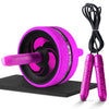 Pack Ultra Fitness : Roue Abdominale + Tapis + Corde à Sauter