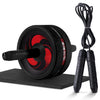 Pack Ultra Fitness : Roue Abdominale + Tapis + Corde à Sauter