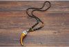 Collier "Symbole Bouddhiste Tibétain" en Bois Naturel - 9 modèles disponibles