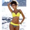 Maillot de bain deux pièces Imprimé patchwork