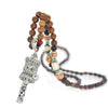 Collier "Symbole Bouddhiste Tibétain" en Bois Naturel - 9 modèles disponibles