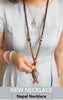 Collier "Symbole Bouddhiste Tibétain" en Bois Naturel - 9 modèles disponibles