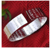 Bracelet "Sutra du Lotus" - Argent Tibétain