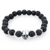 Bracelet "Crâne" en Pierres Naturelles - 12 pierres disponibles