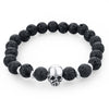 Bracelet "Crâne" en Pierres Naturelles - 12 pierres disponibles