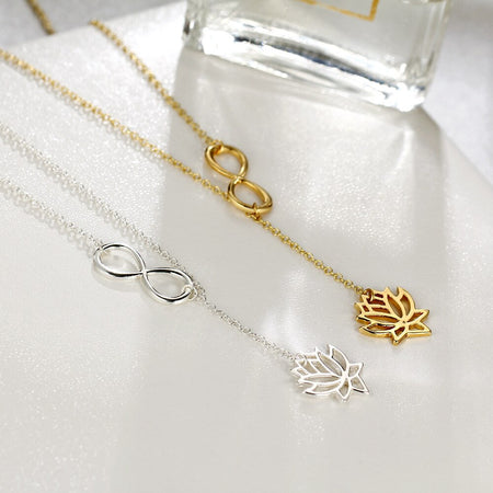 Collier Infini Lotus