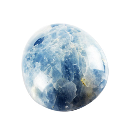 Galet de Calcite Bleue 