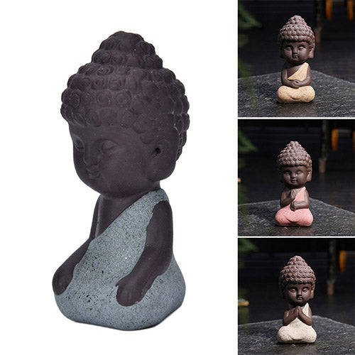 Statue Mini Bouddha - 4 couleurs disponibles
