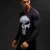 T Shirt de Compression Deluxe The Punisher