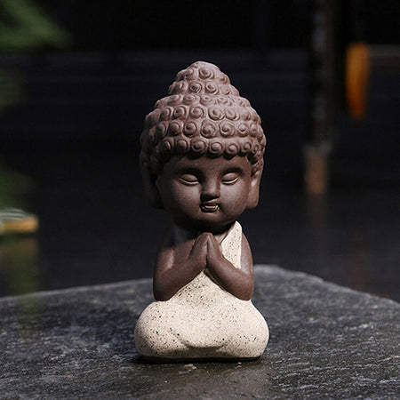 Statue Mini Bouddha - 4 couleurs disponibles