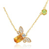 Collier "Abeille d'Or" en Citrine