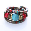 Bracelet Tibétain "Bronze & Turquoise"
