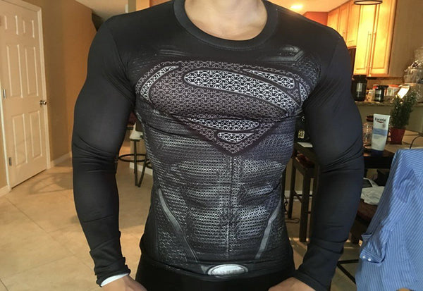 T Shirt de Compression Deluxe Superman