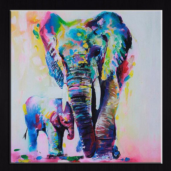 Peinture Aquarelle Éléphant