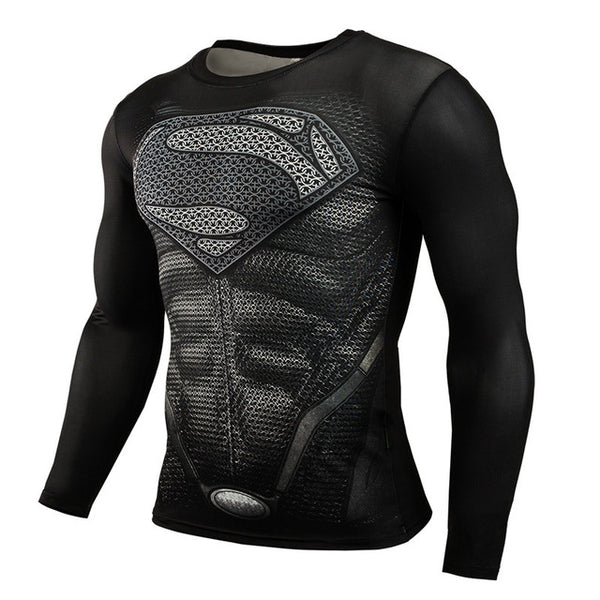 T Shirt de Compression Deluxe Superman